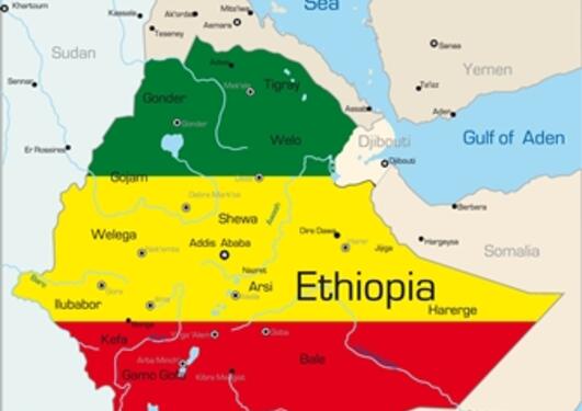 Ethiopia map 