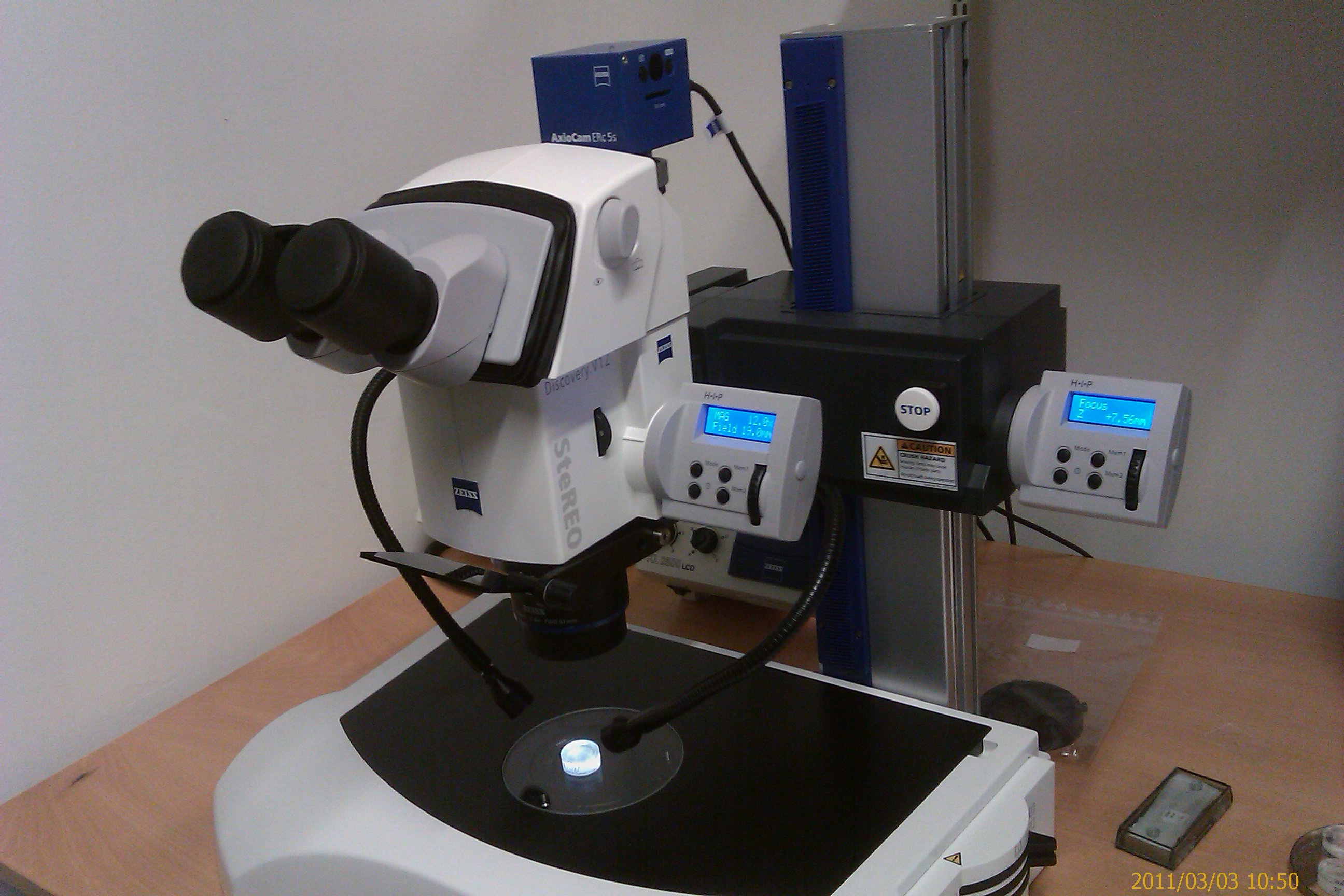 New Zeiss STEREO Discovery V12 Microscop arrived Bergen Tectonics and